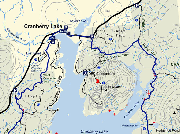 Cranberry Lake Trail 768x570 